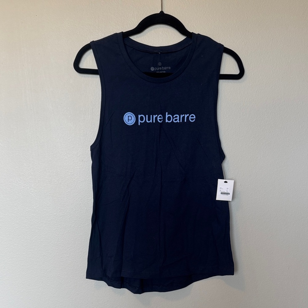 NWT Pure Barre Navy Blue Tank Top
